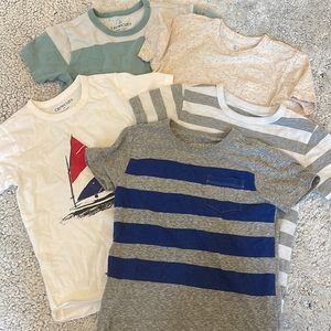 5- Jcrew Specialty T-shirt’s. Size 6-7